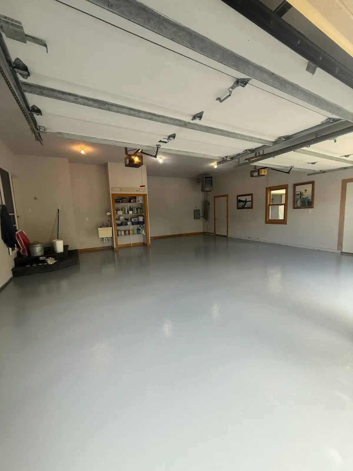 After epoxy floor