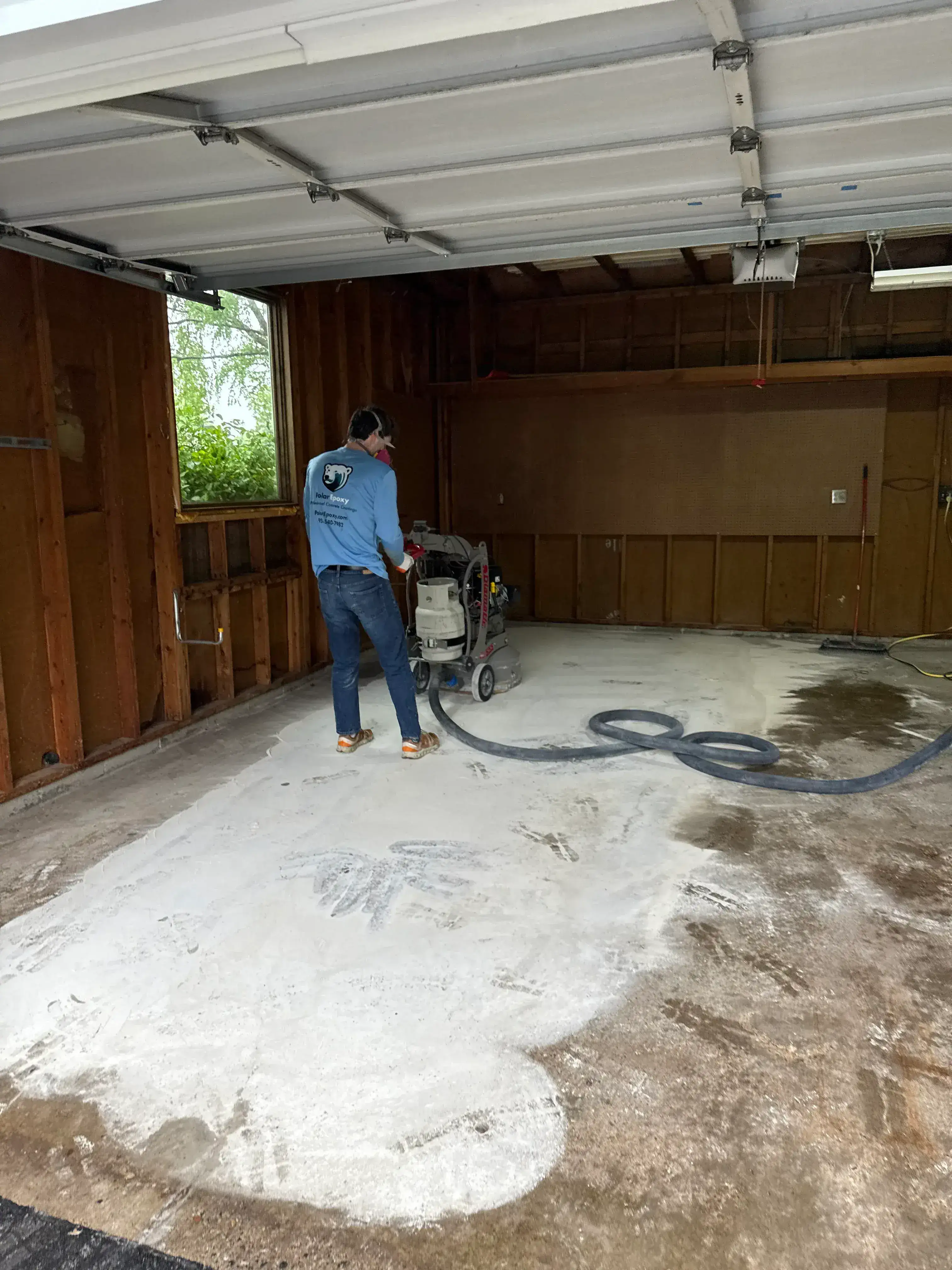 Diamond grinding concrete surface preparation